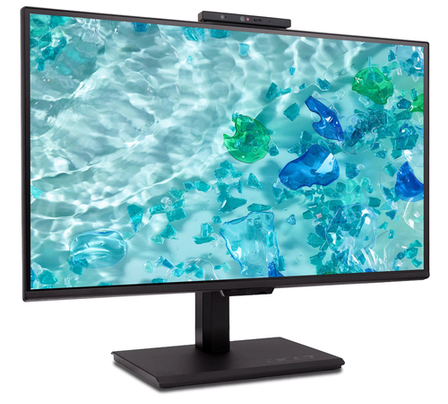 Acer Vero B248Y G 24.0" Class Webcam LCD Monitor - 16:9 - Black - 60.5 cm (23.8") Viewable - 300 cd/m² - 4 ms - Speakers -