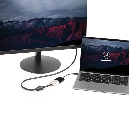 StarTech.com USB C to DVI Adapter - Thunderbolt 3 Compatible - 1920x1200 - USB-C to DVI Adapter - DVI-D Converter - Connec