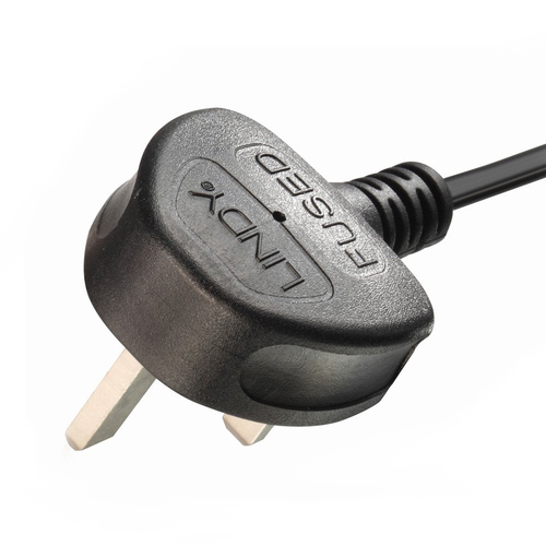 0.2M MAINS POWER CABLE UK 3 PIN PLUG TO IEC C13