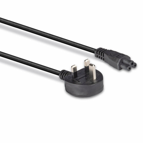 1M MAINS POWER CABLE UK 3 PIN PLUG TO IEC C5
