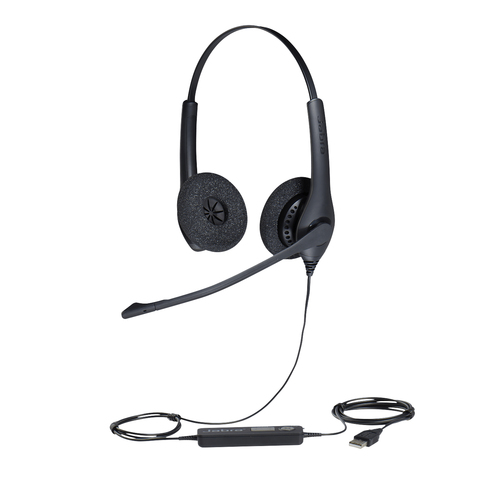 Cuffie Jabra BIZ 1500 Cavo Over-the-head Stereo - Nero - Binaural - Supra-aural - 32 Ohm - 20 Hz a 6,80 kHz - 230 cm Cavo 