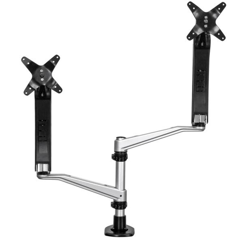 StarTech.com ARMDUAL30. Montage: Klemme, Höchstgewichtskapazität: 18 kg, Maximale Bildschirmgröße: 76,2 cm (30"), Minimale