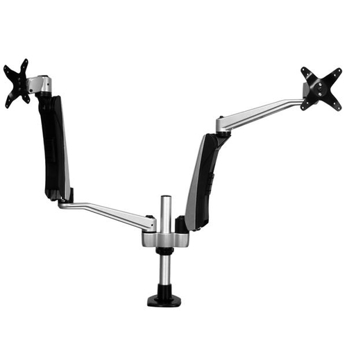 StarTech.com ARMDUAL30. Montage: Klemme, Höchstgewichtskapazität: 18 kg, Maximale Bildschirmgröße: 76,2 cm (30"), Minimale