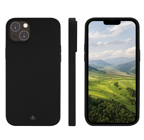 dbramante1928 ApS Costa Rica Case for Apple iPhone 14 Smartphone - Night Black - Soft-touch - Anti-slip, Impact Resistant 