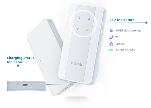 D-Link F518 Wi-Fi 6 IEEE 802.11b/g/n/ac/ax 1 SIM Mobilfunk Modem/Wireless Router - 5G - 5G NR, LTE Cat 12, WCDMA - Dualban