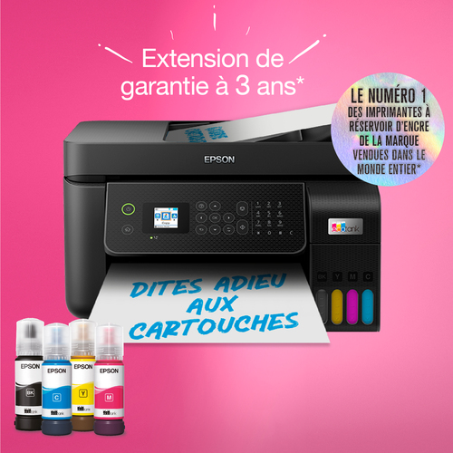 Epson ET-4800 Wireless EcoTank Inkjet Multifunction Printer - Colour - Copier/Fax/Printer/Scanner - 5760 x 1440 dpi Print 