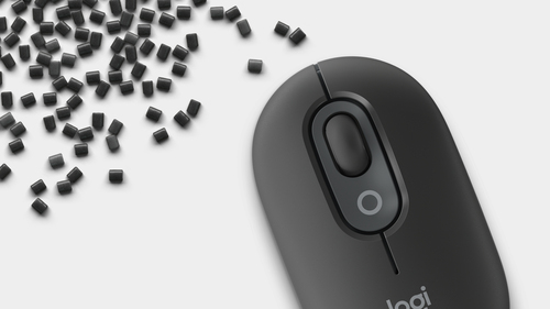 Logitech POP Mouse Rato - Bluetooth - Ótico - 4 Taste(n) - Grafite - Sem fios - 10 m - 4000 dpi - Roda de deslocação - 1 x