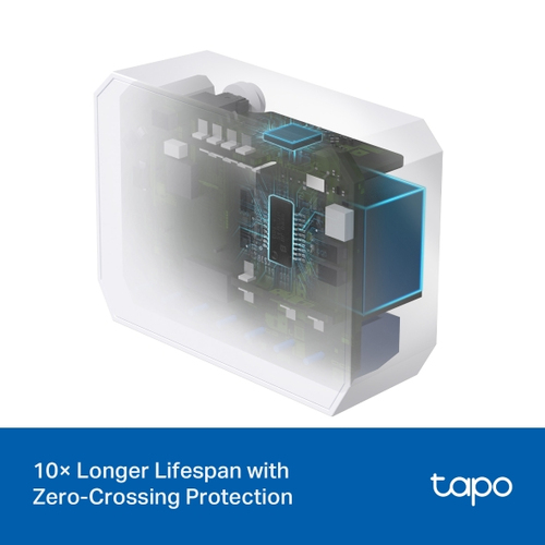 TP-Link Tapo S110E. Product type: Switching actuator, Product colour: White, Virtual assistant: Amazon Alexa / Google Home