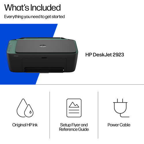 HP DeskJet 2923 Wireless All-in-One Farbe Drucker, Instant Ink. Drucktechnologie: Thermal Inkjet, Printing: Farbdruck, Max