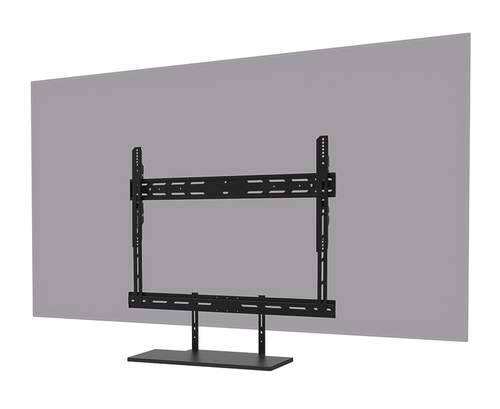 Neomounts Mounting Shelf for Keyboard, Mouse - Black - Height Adjustable - 43"" (109.22 cm) to 110"" (279.40 cm) Screen Su