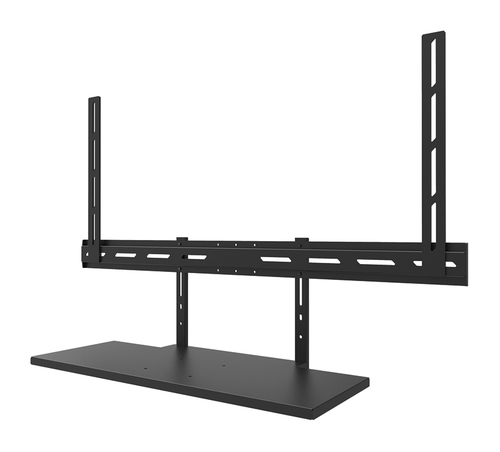 Neomounts Mounting Shelf for Keyboard, Mouse - Black - Height Adjustable - 43"" (109.22 cm) to 110"" (279.40 cm) Screen Su