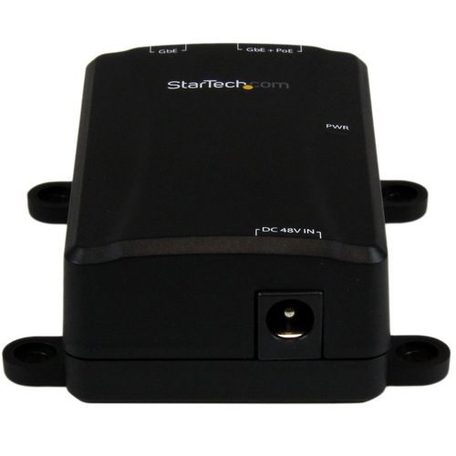 StarTech.com 1 Port Gigabit Midspan - PoE+ Injector - 802.3at and 802.3af - Wall-Mountable Power over Ethernet Injector Ad