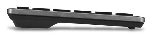 Kensington KB535 Keyboard - Full-size - Wireless Connectivity - USB Type A Interface - English (UK) - Space Gray - Scissor