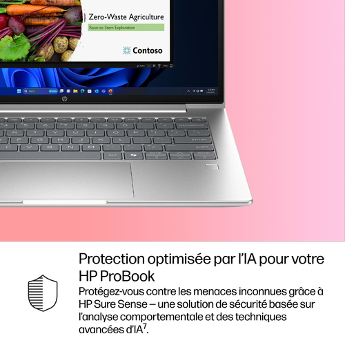 HP ProBook 4 G1i 35,6 cm (14 Zoll) Notebook - WUXGA - Intel Core Ultra 7 255U - 16 GB - 512 GB SSD - Silber - Intel Chip -