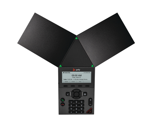 HP Poly Trio 8300 IP Conference Phone and PoE-enabled No Radio. Product type: IP conference phone, Product colour: Black, 