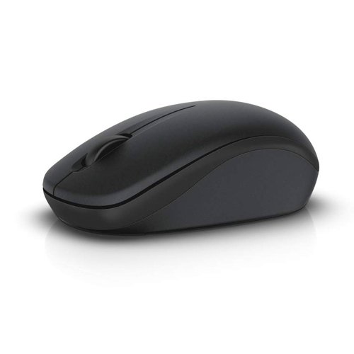 DELL Black Wireless Mouse-WM126. Form factor: Ambidextrous. Movement detection technology: Optical, Device interface: RF W