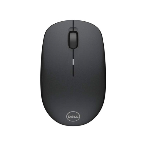 DELL Black Wireless Mouse-WM126. Form factor: Ambidextrous. Movement detection technology: Optical, Device interface: RF W