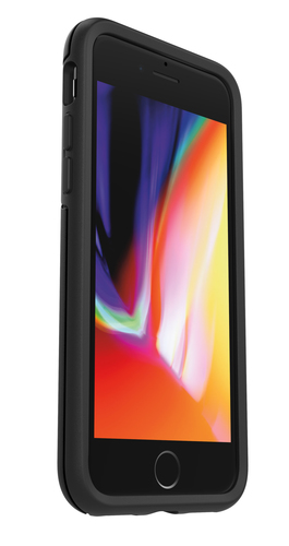 OtterBox Symmetry Case for Apple iPhone 7 Smartphone - Black - Drop Resistant, Wear Resistant, Bump Resistant, Tear Resist