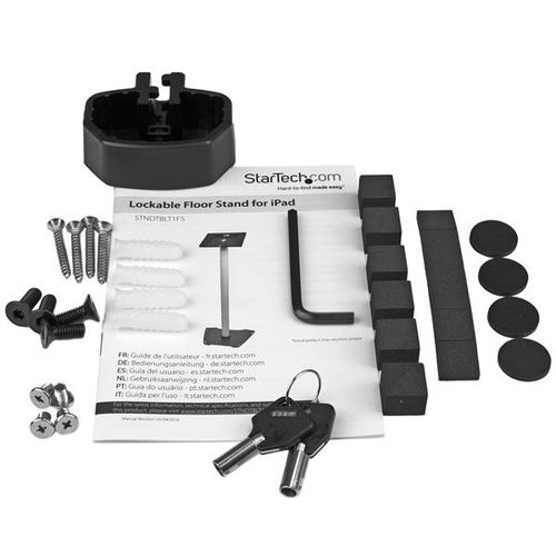 StarTech.com Supporto da pavimento bloccabile per iPad - Supporta iPad 9,7" , Ipad Air, iPad Pro - Fino a 24,6 cm (9,7") S