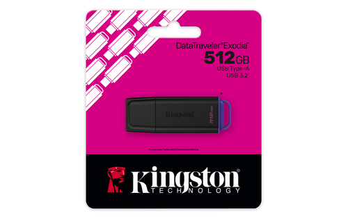Kingston DataTraveler Exodia 512 GB Unidade Flash - Preto, Verde