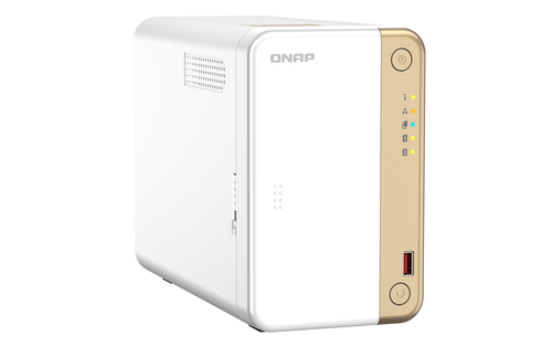 QNAP Turbo NAS TS-262-4G 2 x Total Bays SAN/NAS Storage System - 4 GB Flash Memory Capacity Celeron N4505 Dual-core (2 Cor