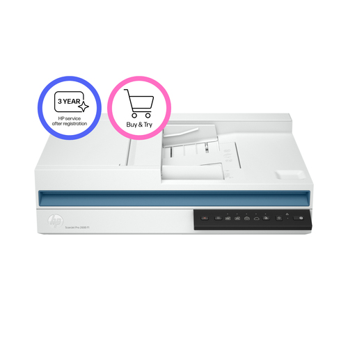 HP ScanJet Pro 2600 f1 Flatbed/ADF Scanner - 1200 dpi Optical - 48-bit Color - 48-bit Grayscale - 25 ppm (Mono) - 25 ppm (