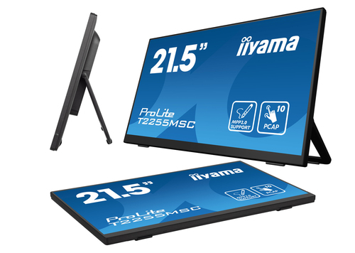 iiyama ProLite T2255MSC-B1 22 Zoll Klasse LED-Touchscreen-Monitor - 16:9 Format - 5 ms Reaktionszeit - 54,6 cm (21,5 Zoll)