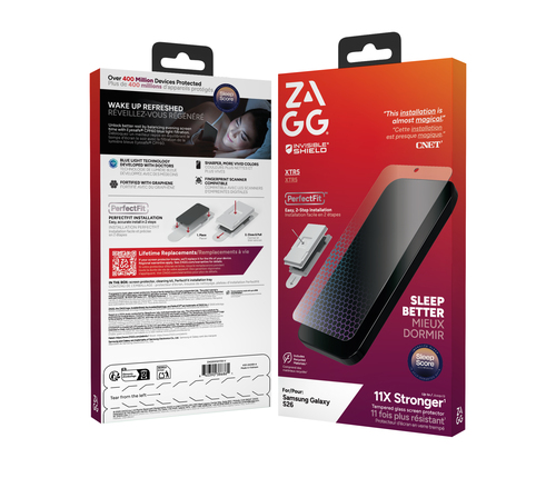 InvisibleShield Glass XTR5 For Galaxy S26. Brand compatibility: Samsung, Compatibility: Galaxy S26, Protection features: D