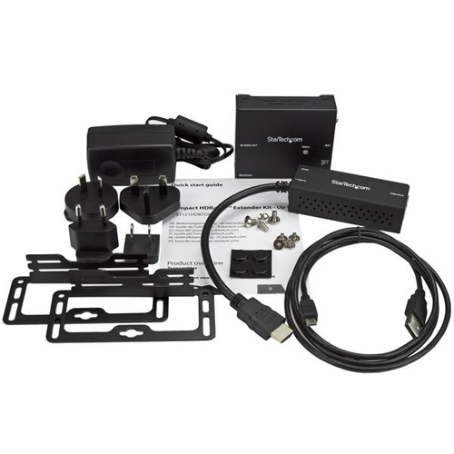 StarTech.com Video Extender Transmitter/Receiver - Wired - TAA Compliant - 1 Input Device - 1 Output Device - 70 m Range -