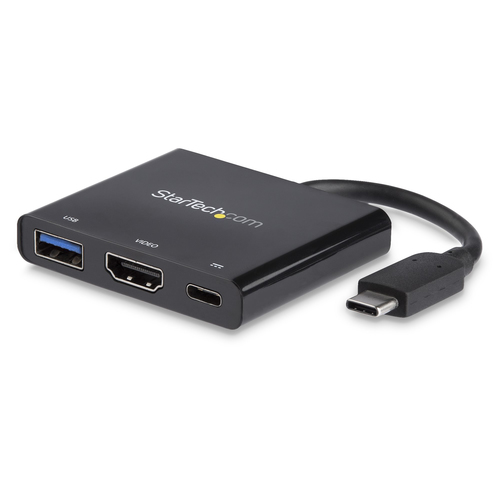 StarTech.com USB-C to HDMI Adapter - 4K 30Hz - Thunderbolt 3 Compatible - with Power Delivery (USB PD) - USB C Adapter Con