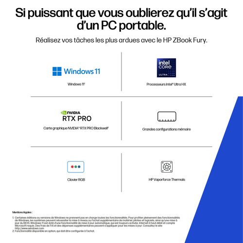 HP ZBook Fury C78HBET#UUG. Product type: Mobile workstation, Form factor: Clamshell. Processor family: Intel Core Ultra 7,