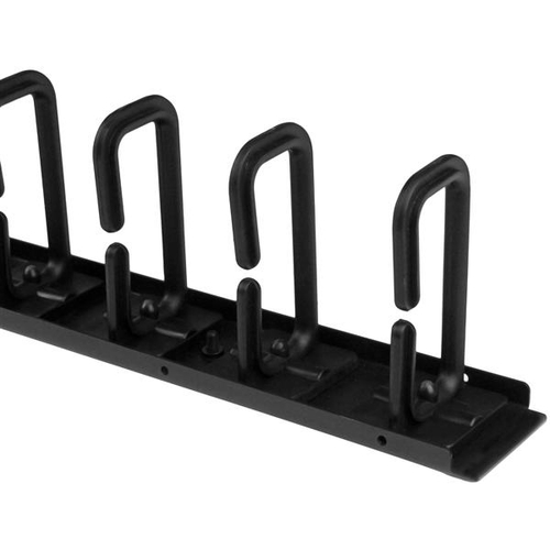 StarTech.com Vertical Cable Organizer with D-Ring Hooks - Vertical Cable Management Panel - 40U - 6 ft. - Cable Organizer 