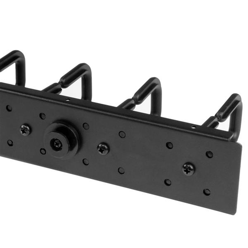 StarTech.com Vertical Cable Organizer with D-Ring Hooks - Vertical Cable Management Panel - 40U - 6 ft. - Cable Organizer 