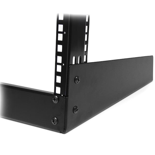 StarTech.com Open frame rack - 12U 19in - 2 post rack - desktop open rack - Steel - 50 kg Maximum Weight Capacity
