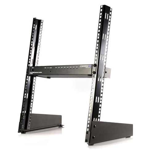 StarTech.com Open frame rack - 12U 19in - 2 post rack - desktop open rack - Steel - 50 kg Maximum Weight Capacity