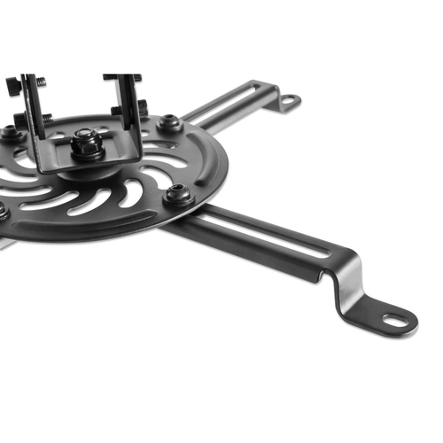 Manhattan Projector Mount, Ceiling, Universal, Tilt, Swivel & Rotate, Height: 15cm, Max 13.5kg, Black, Lifetime Warranty. 