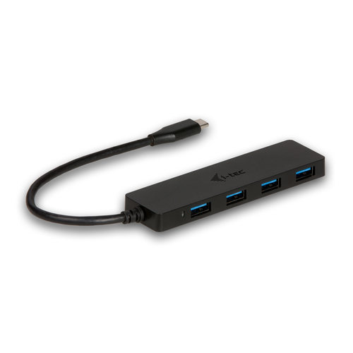 i-tec Advance USB-C Slim Passive HUB 4 Port. Hostschnittstelle: USB 3.2 Gen 2 (3.1 Gen 2) Type-C, Hub-Schnittstellen: USB 