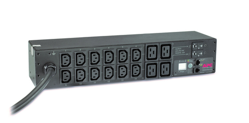 APC AP7822B. PDU types: Metered, Rack capacity: 2U, Type: Single-phase. AC outlets quantity: 16 AC outlet(s), AC outlet ty