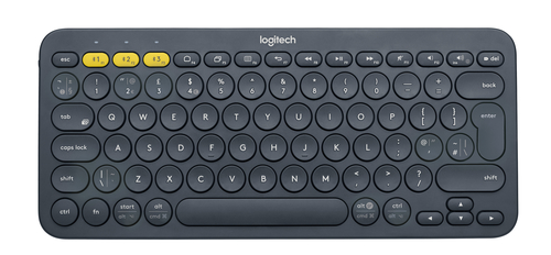 Tastiera Logitech K380Wireless Connettività - Italiano - QWERTY Layout - Nero - Bluetooth - Computer, Tablet, Smartphone, 