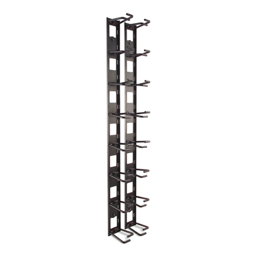 APC AR8442 Cable Organizer - Black - Cable Manager - 0U Rack Height
