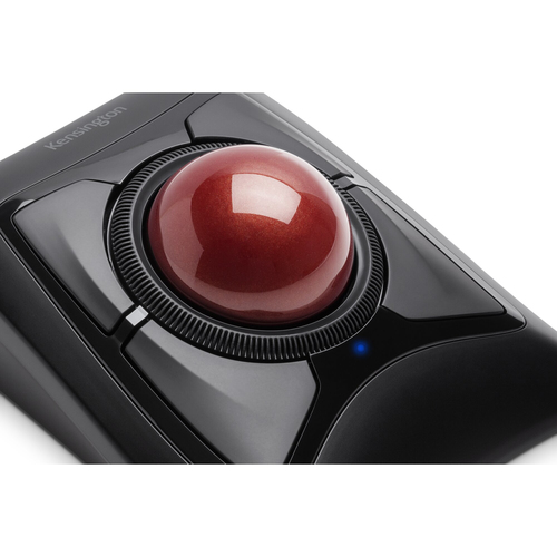 Kensington Expert Mouse Trackball - Bluetooth/Radio Frequency - USB - Optical - Black - Wireless - Trackball