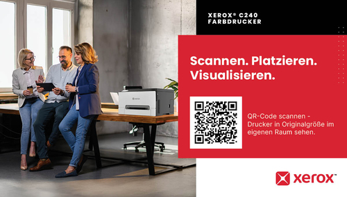 Xerox C240. Drucktechnologie: Laser, Farbe. Zahl der Druckpatronen: 2, Maximale monatliche Auslastung: 50000 Seiten pro Mo