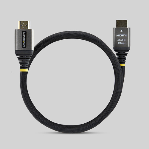 StarTech.com HDMI2-FLEX-4K60-2M. Kabellänge: 2 m, Anschluss 1: HDMI Typ A (Standard), Steckverbinder 1 Geschlecht: Stecker