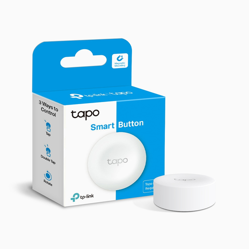TP-Link Tapo Smart Button. Connectivity technology: Wireless, Product colour: White, Mounting type: Wall. Power source: Ba