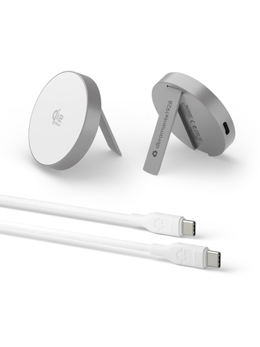 dbramante1928 ApS RE-CHARGE Induction Charger - Aluminium - For Qi2-enabled Device, MagSafe-enabled Device - Input connect