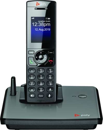 Fixation murale Poly pour Combiné, Téléphone IP - 5 Pièce