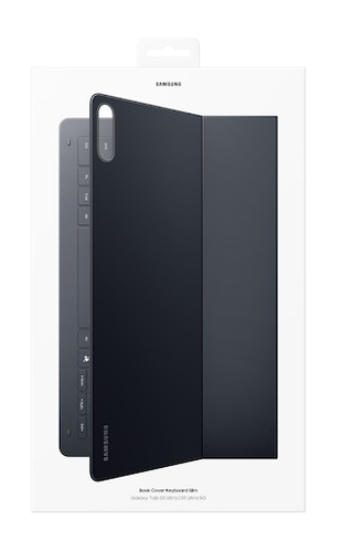 Samsung Book Cover Keyboard/Cover Case (Book Fold) Samsung Galaxy Tab S11 Ultra Tablet - Black - 326.9 mm Height x 210.6 m