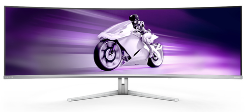 Philips Evnia 49M2C8900 49" Class Dual Quad HD (DQHD) Ecrã curvo Monitor OLED para jogos - 32:9 - 124,2 cm (48,9") Viewabl