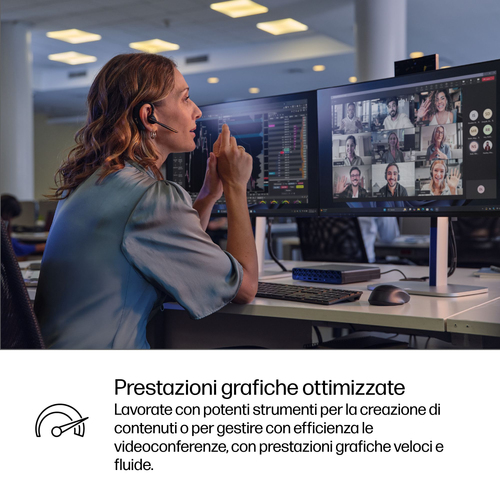 Desktop Computer HP EliteDesk 8 G1i - Intel Core Ultra 5 Seconda generazione 235 - Tecnologia vPro - 32 GB - 512 GB PCI Ex