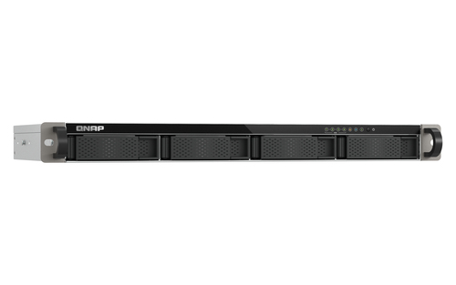 QNAP TS-432XeU. Typ: NAS. Gehäusetyp: Rack (1U). Geräteklasse: Home & Home Office. Prozessor-Taktfrequenz: 1,7 GHz. Speich